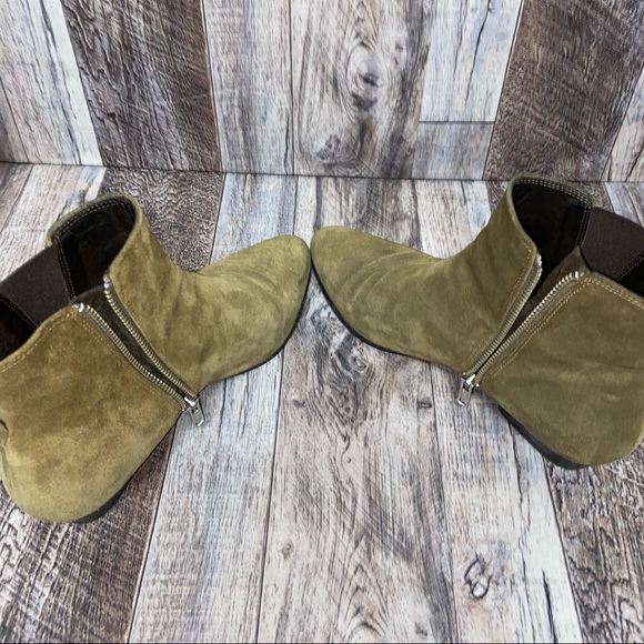Isabel Marant Etoile Taupe Suede Booties - Picture 9 of 11